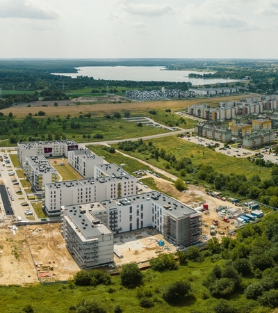 Lublin Deweloper Mak Dom osiedle Słoneczna Dąbrowa panorama na Zalew