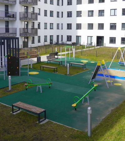 Mak Dom Lublin Deweloper osiedle Słoneczne Ogrody gotowe mieszkania plac zabaw