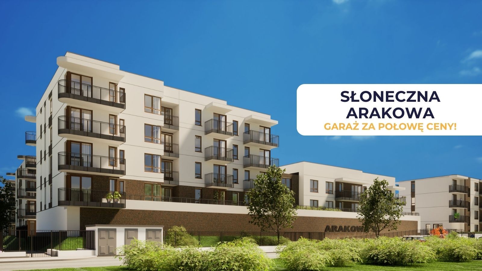 Słoneczna Arakowa - garaż za połowę ceny!